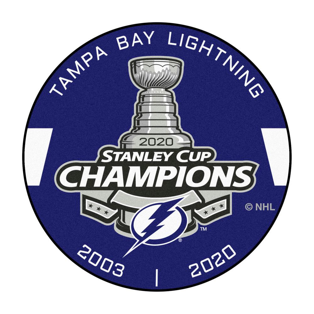 FANMATS NHL - Tampa Bay Lightning 2020 Stanley Cup Champions Rug - 19in. x 30in.-27027 - The ...