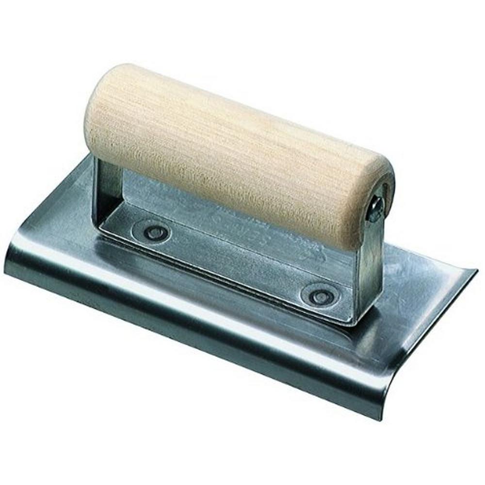 Marshalltown 6 in. x 6 in. Stainless Steel Edger with 3/8 in. Radius