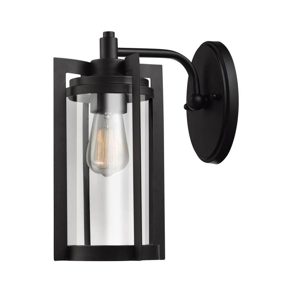 Globe Electric Outdoor Lighting The Home Depot Theo 1 Light Dark Bronze Outdoor