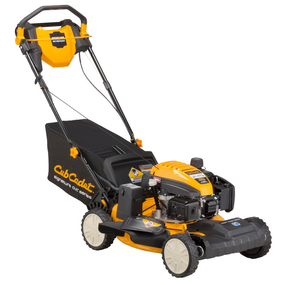 Cub Cadet In Push Button Electric Start Walk Behind Self Propelled Lawn Mower EBay