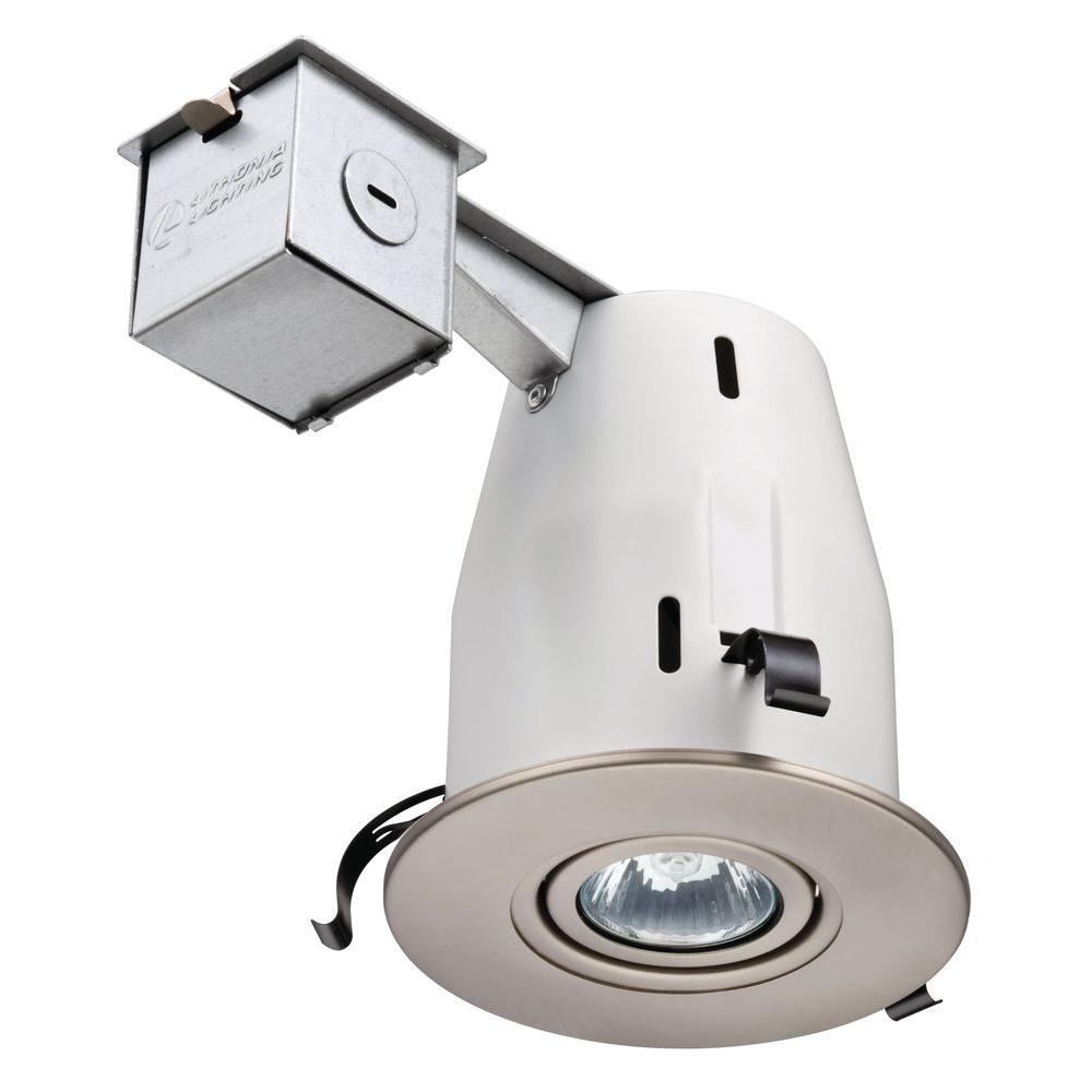 Lithonia Lighting 4 In Gu10 Nickel Recessed Gimbal Kit Lk4gbn M6 Lithonia Lighting 4 In Gu10 Nickel Recessed Gimbal Kit Lk4gbn M6 The Home Depot