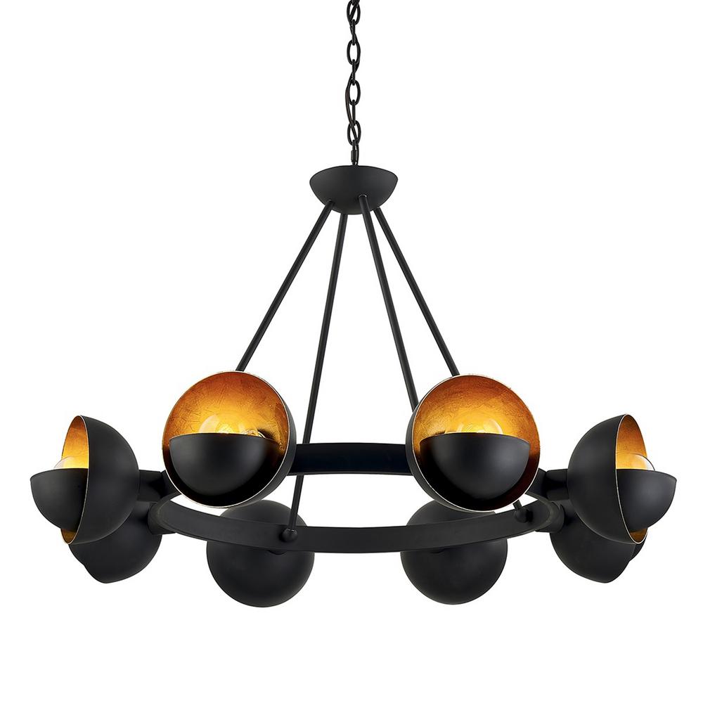Troy Lighting Sunset Blvd Aged Bronze 8 Light Chandelier F7458 Troy Lighting Sunset Blvd Aged Bronze 8