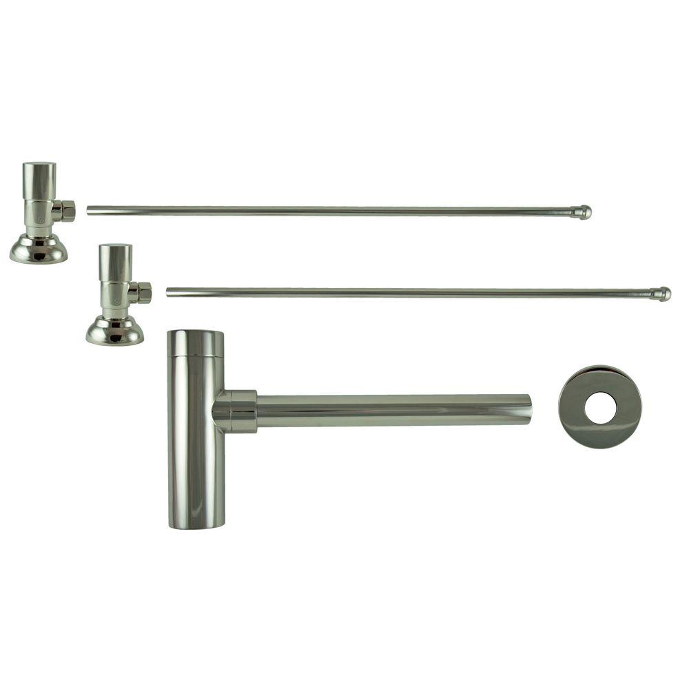polished brass flexible supply line