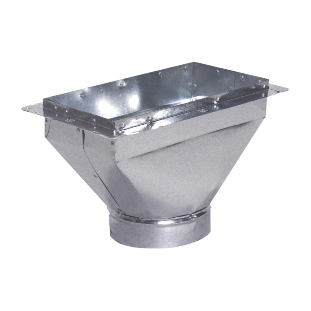 14 In X 6 In To 8 In Universal Register Box With Flange