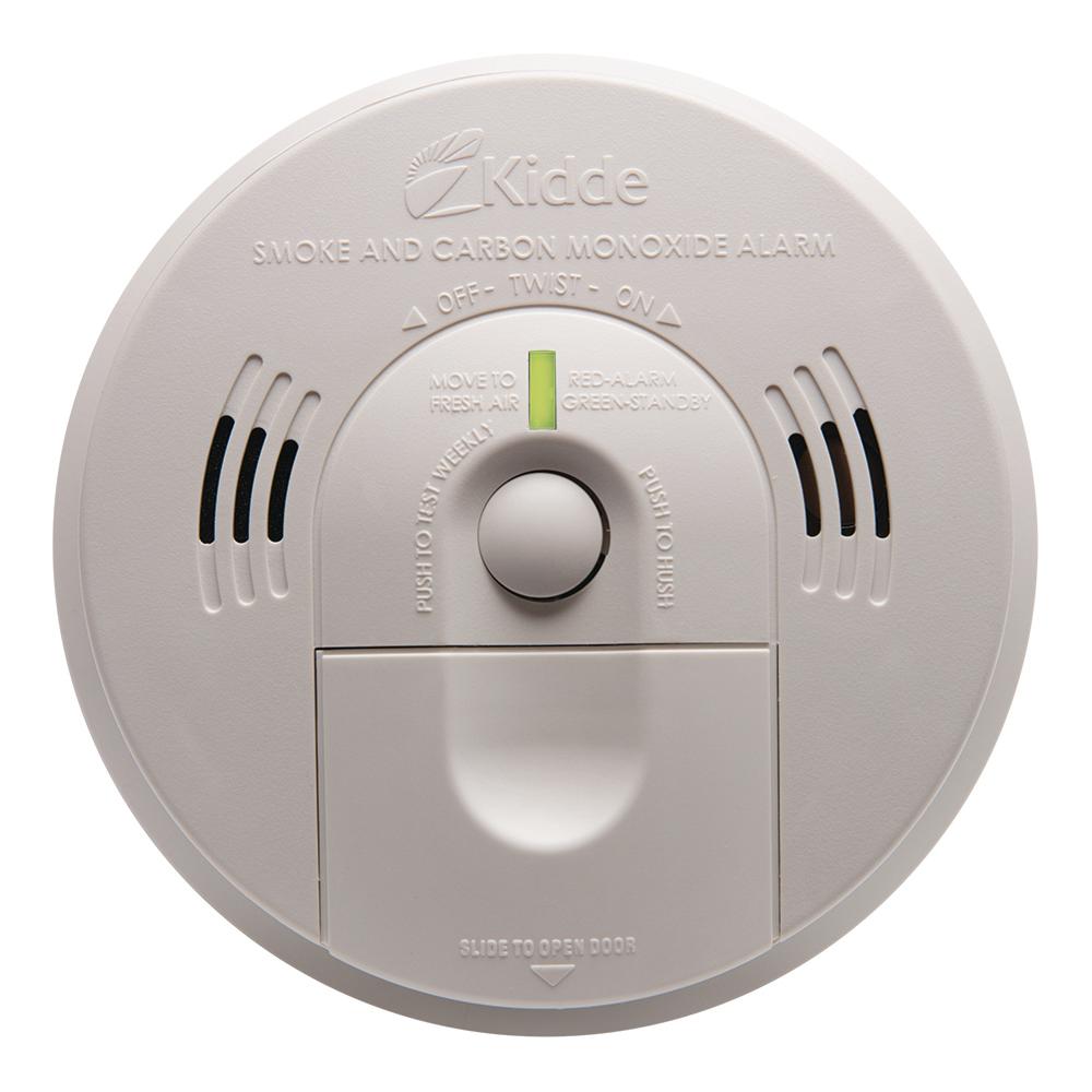 Kidde Code One Battery Operated Combination Smoke And Carbon Monoxide Detector With Ionization Sensor And Voice Alarm 21029509 The Home Depot