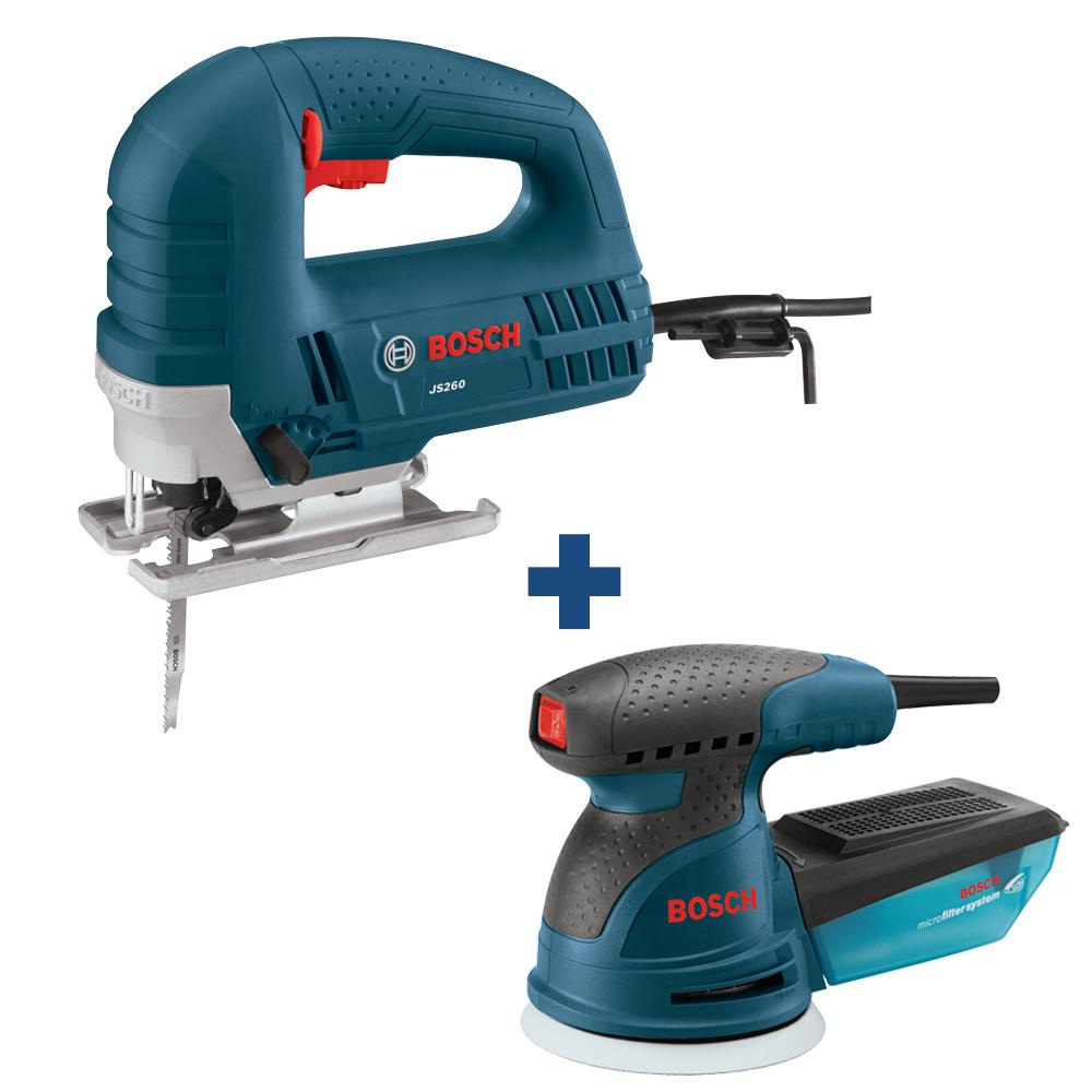 Bosch 7 Amp Corded Variable Speed Barrel Grip Jig Saw Kit With