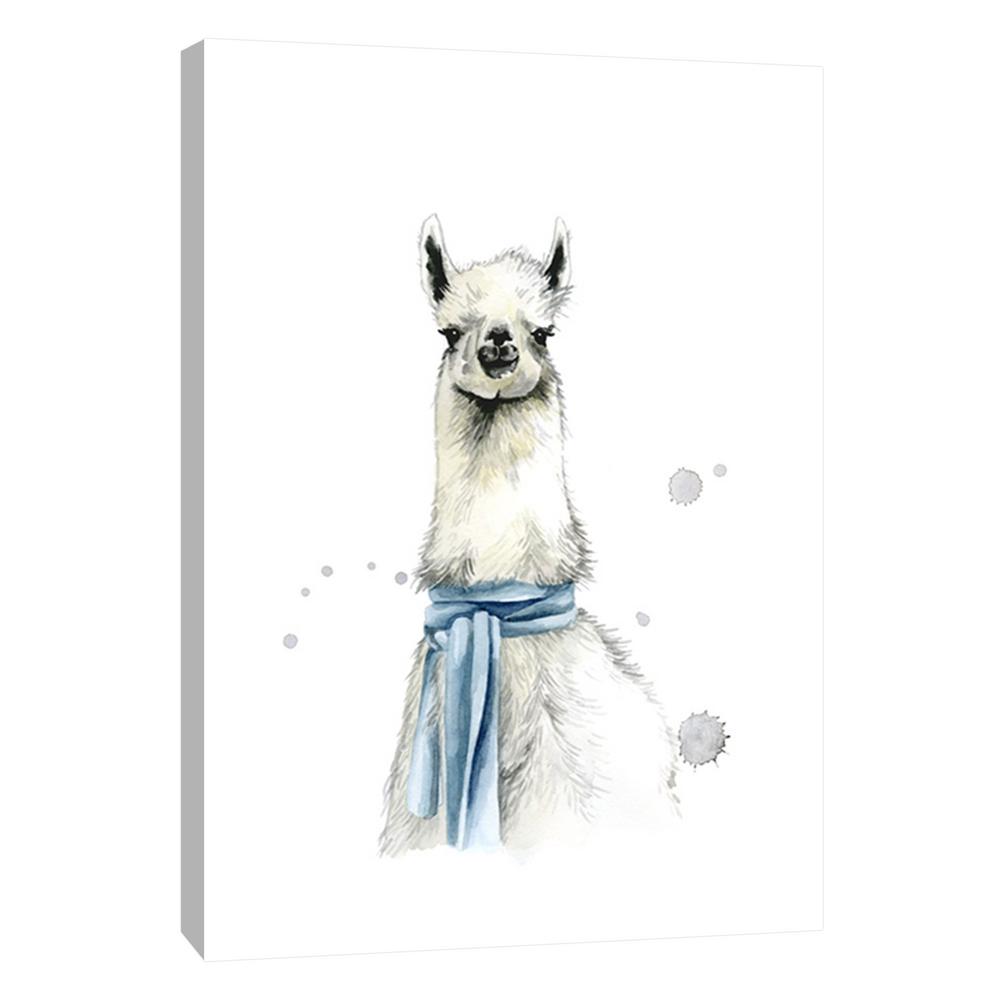 Ptm Images 12 In X 10 In Llama 1 Printed Canvas Wall Art 9 106711 The Home Depot