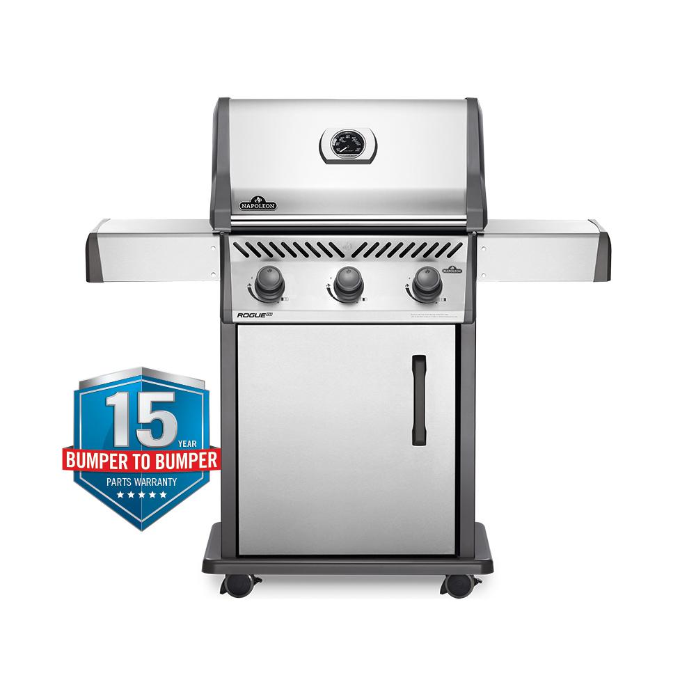 Napoleon Rogue Xt 425 Propane Gas Grill Stainless Steel Rxt425pss 1 The Home Depot