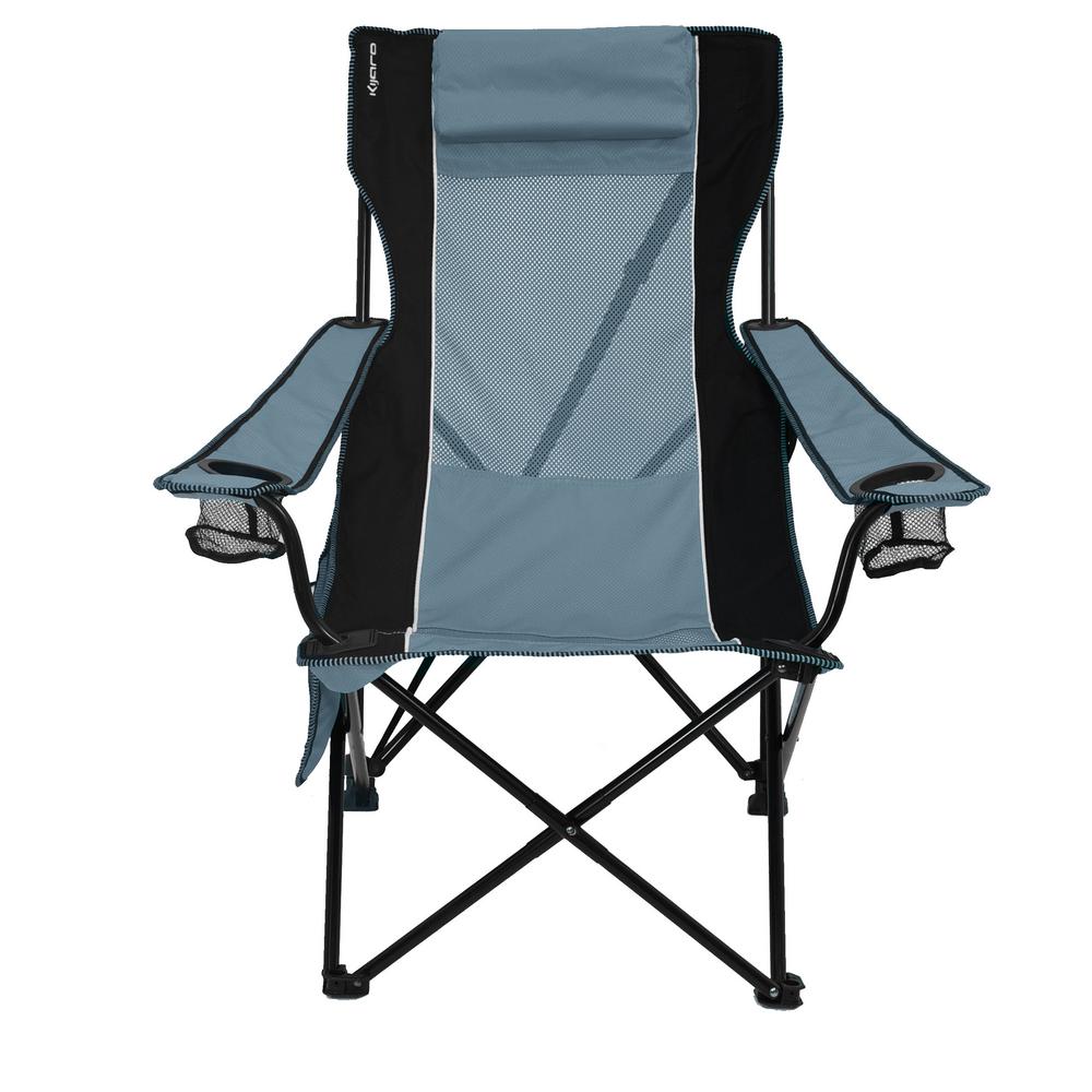 Kijaro Hallett Peak Gray Sling Chair54028 The Home Depot