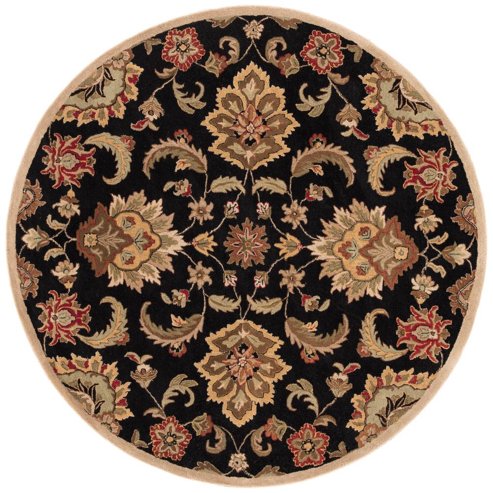 Jaipur Rugs Caviar 8 ft. x 8 ft. Oriental Round Area RugRUG112875