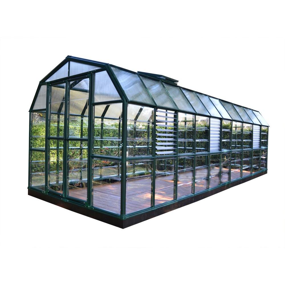 Rion Prestige 8 ft. x 20 ft. Clear Greenhouse702507 The Home Depot