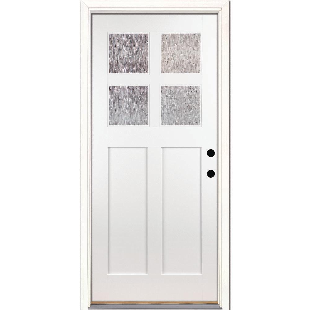 Feather River Doors 37 5 In X 81 625 In 4 Lite Cord Craftsman