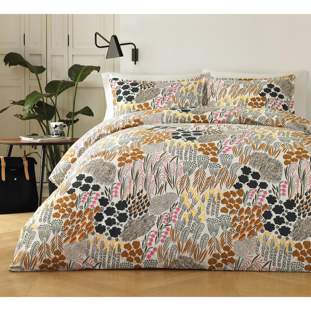 Marimekko Pieni Letto Comforter & Sham Set, Size Full/Queen - Yellow