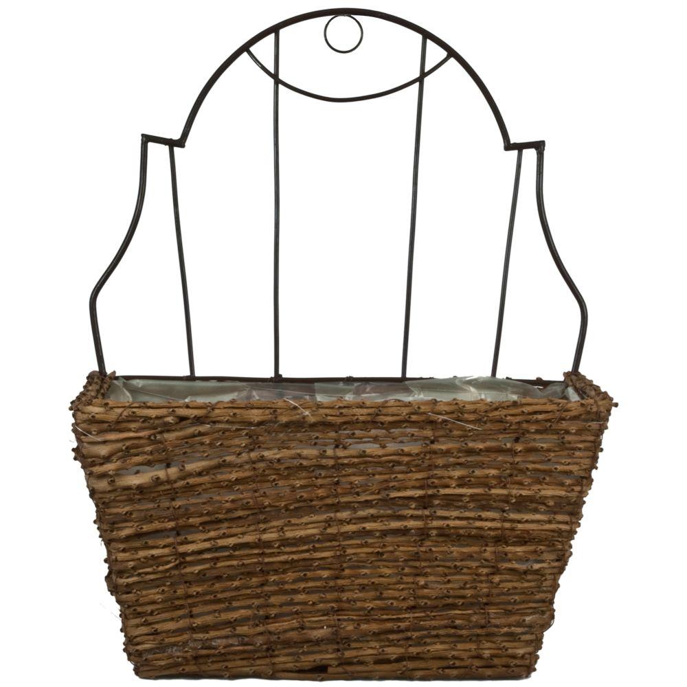 Pride Garden Products 15 In Vine Coconut Fiber Wall Planter 99387 Vine Coconut Fiber Wall Planter