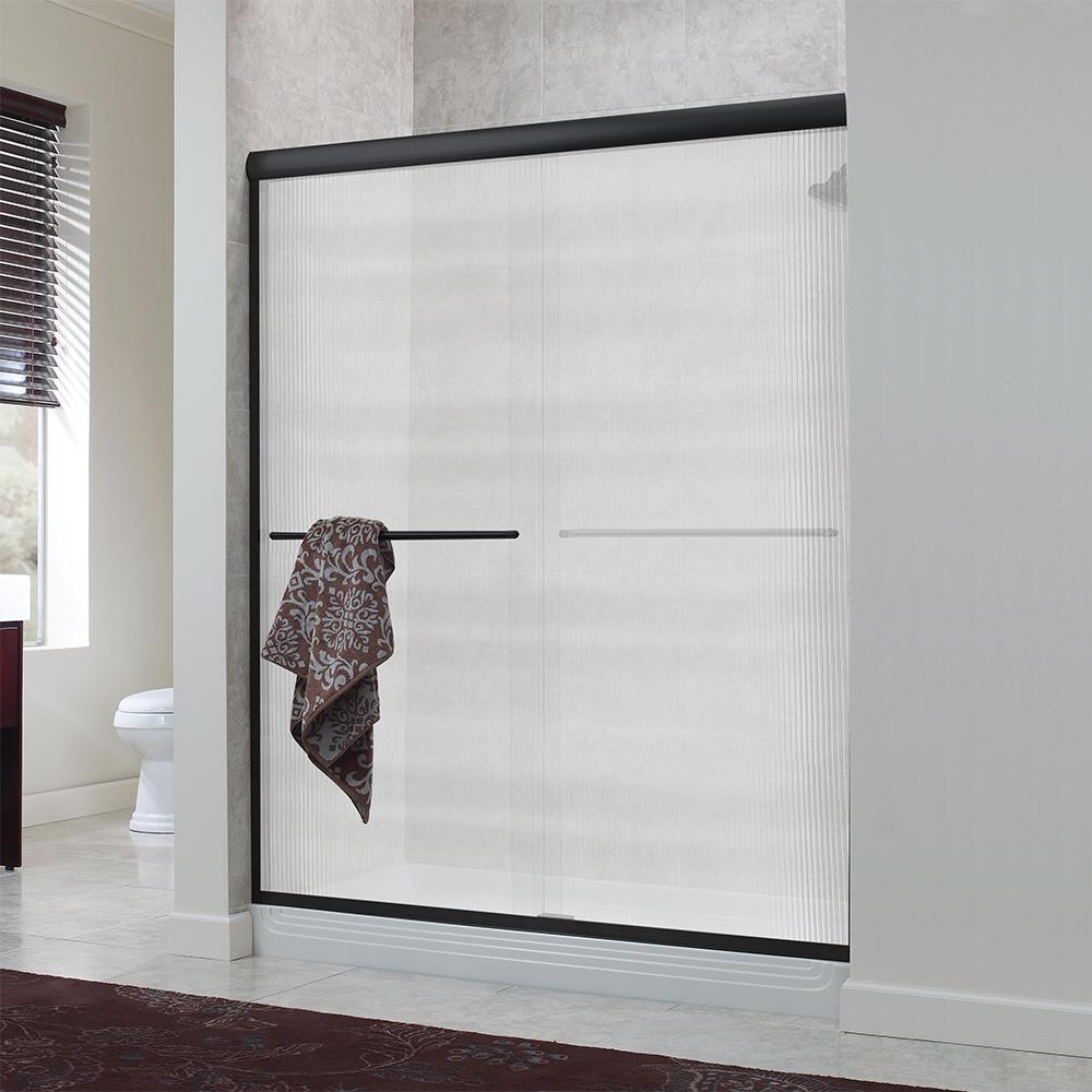 Semi-Frameless - Gold - Bypass/Sliding - Shower Doors - Showers ... Semi-Frameless - Gold - Bypass/Sliding - Shower Doors - Showers ...