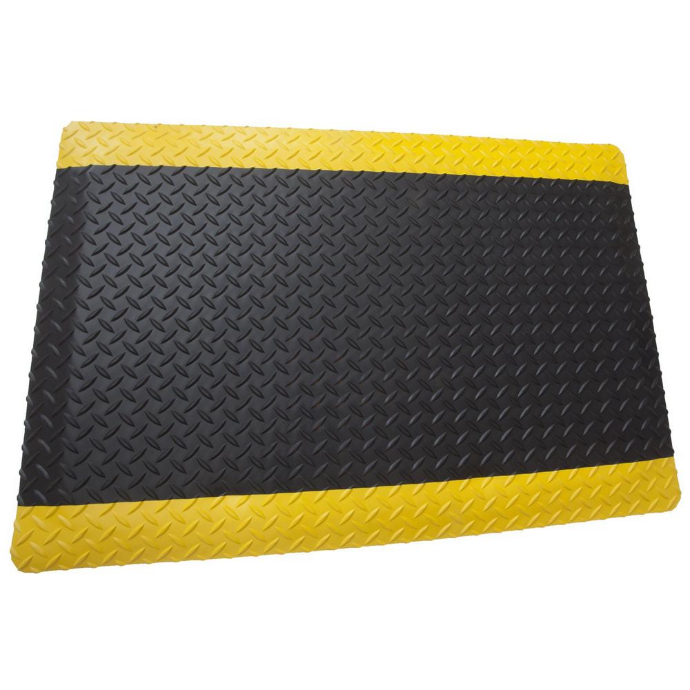 TrafficMASTER Black 48 in. x 96 in. Vinyl Garage Mat602510900