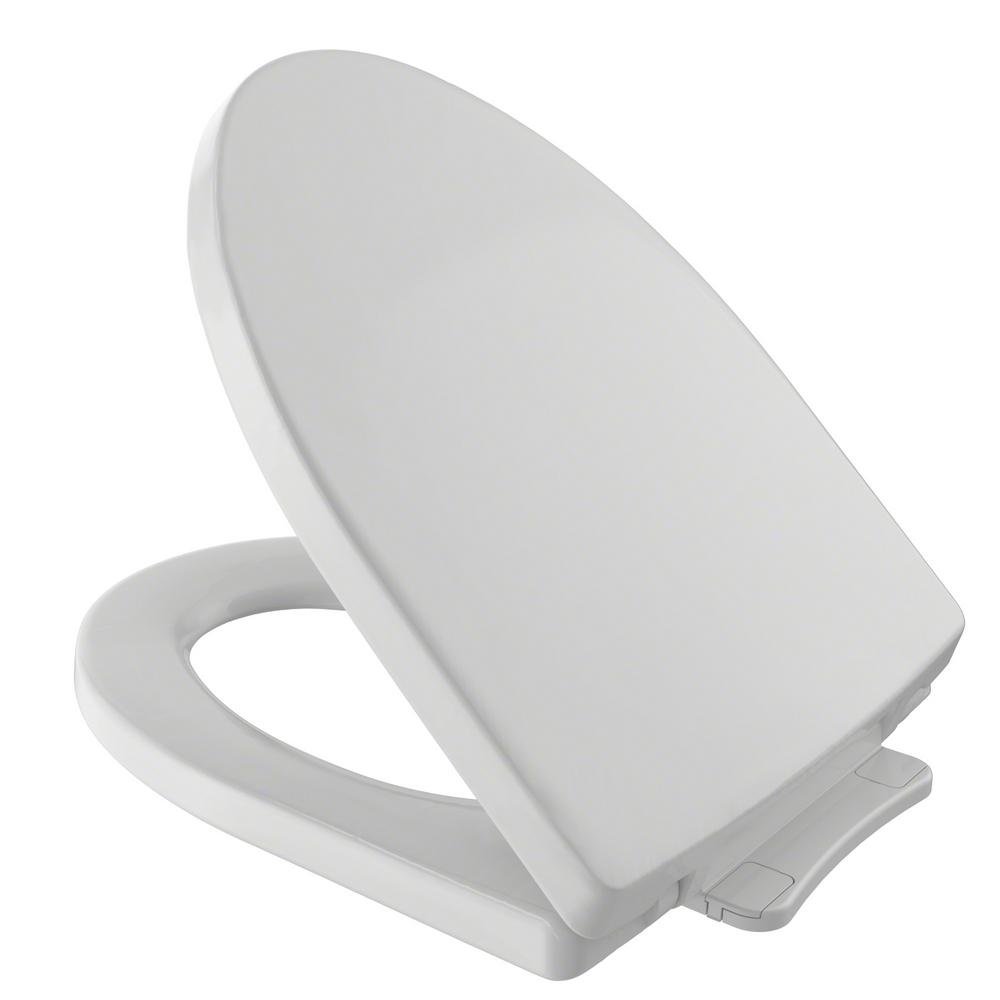 UPC 739268036451 product image for Toto Soiree Elongated Closed Front Toilet Seat in Colonial White | upcitemdb.com