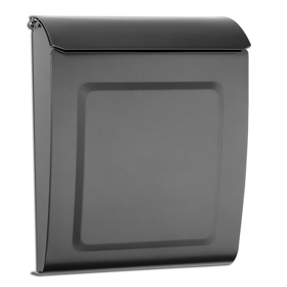 Architectural Mailboxes Aspen Locking Wall Mount Mailbox Graphite