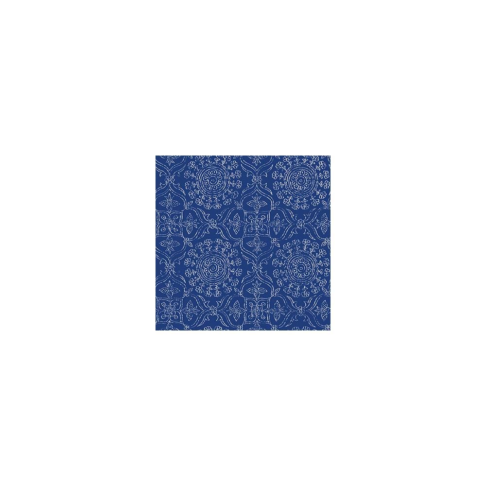 NuWallpaper 30.8 sq. ft. Blue Florentine Tile Peel and Stick Wallpaper