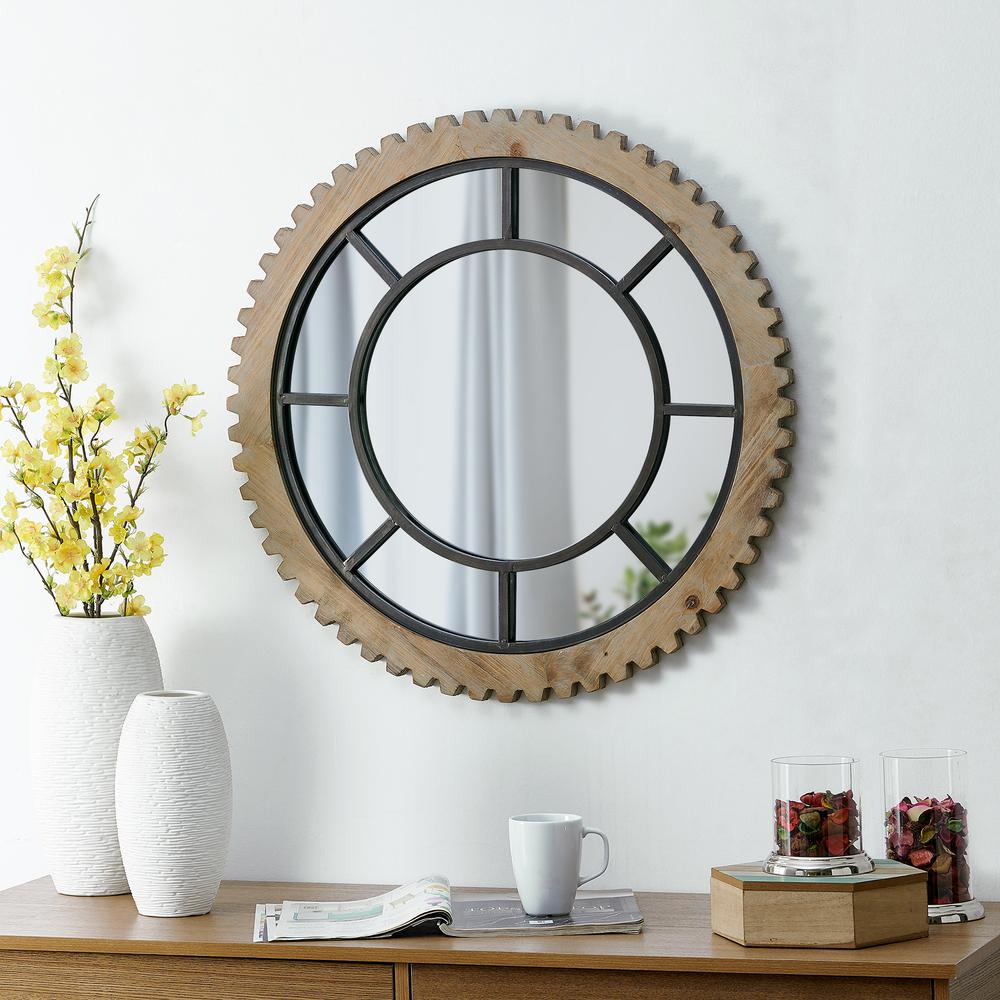 FirsTime & Co. 27 in. Mansfield Gear Wall Mirror was $91.56 now $45.18 (51.0% off)