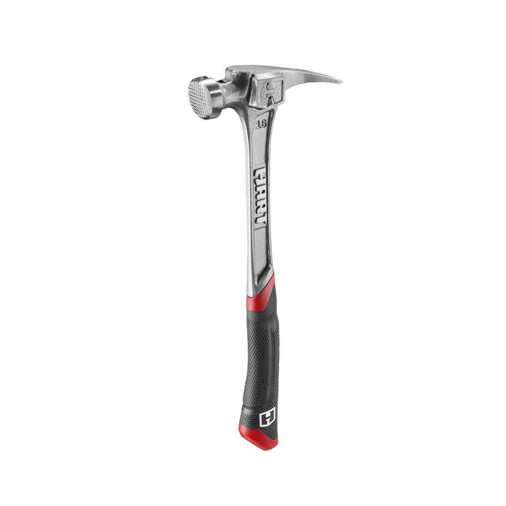 Steel Framing Hammer 16 oz Straight Claw Nail Puller W/ Comfort Grip