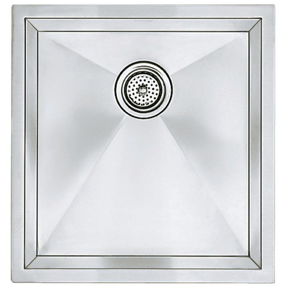 Blanco Precision R0 Undermount Stainless Steel 19 In Single Bowl Kitchen Sink 516209 The Home Depot