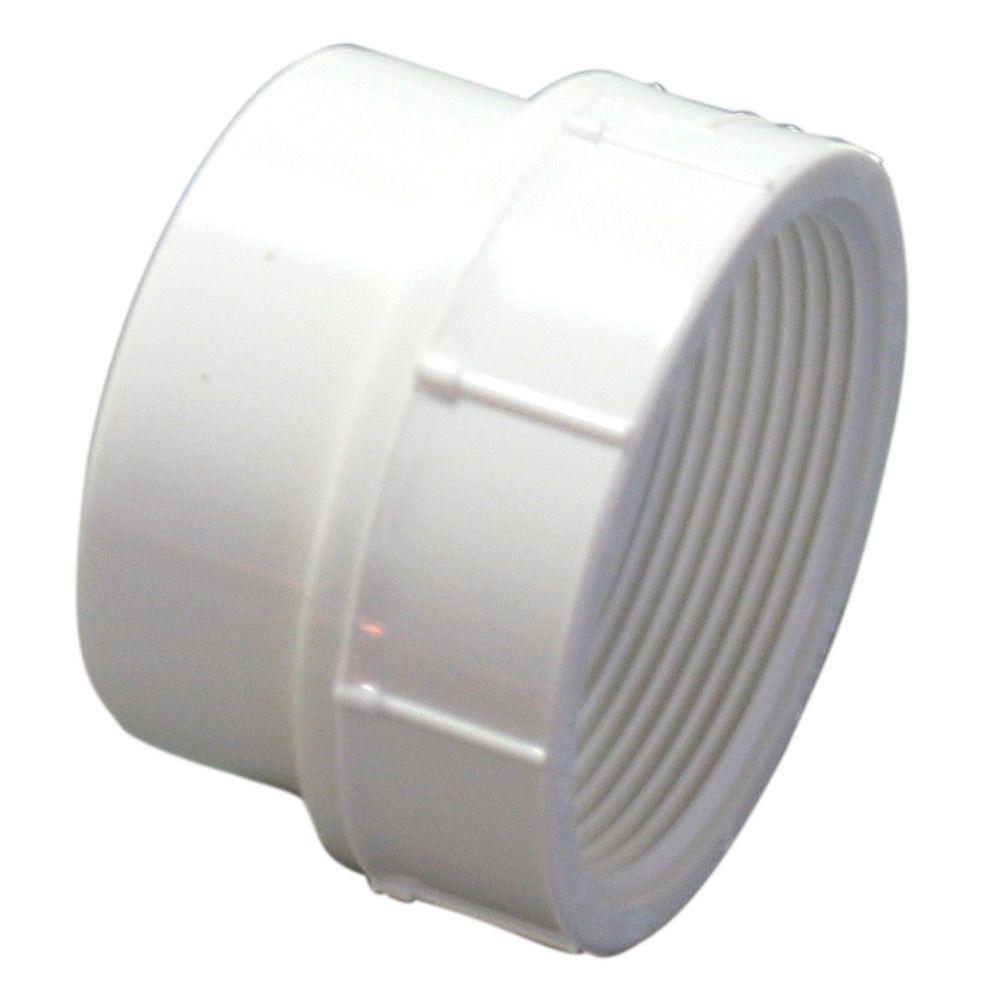 NIBCO 4 in. PVC DWV Street Spigot x FIPT Female Adapter-C48032HD4 - The