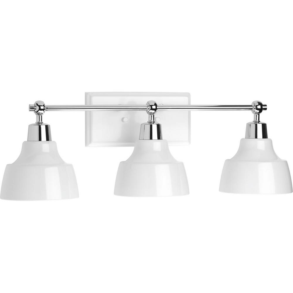 Progress Lighting Bramlett Collection 3 Light Polished Chrome