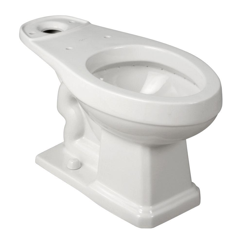 Foremost Elongated Toilet Bowl Only in WhiteLL1930EW The Home Depot