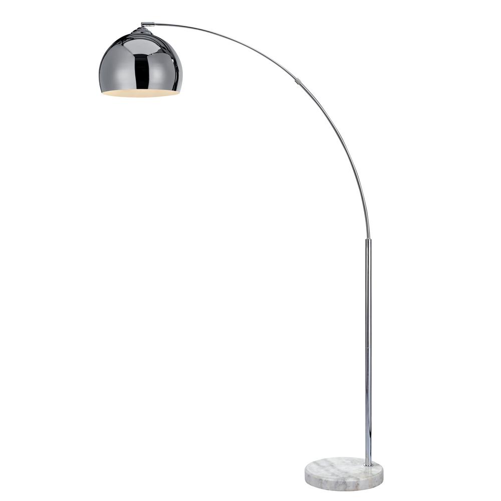 chrome floor lamp base only
