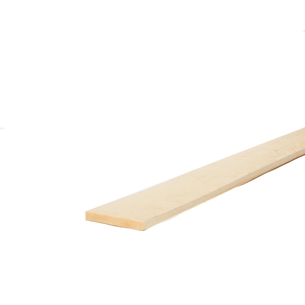 0.75 in. x 1.5 in. Custom Length x 2 in. 1FT Construction Premium Whitewood Board Stud Wood Lumber 1 in