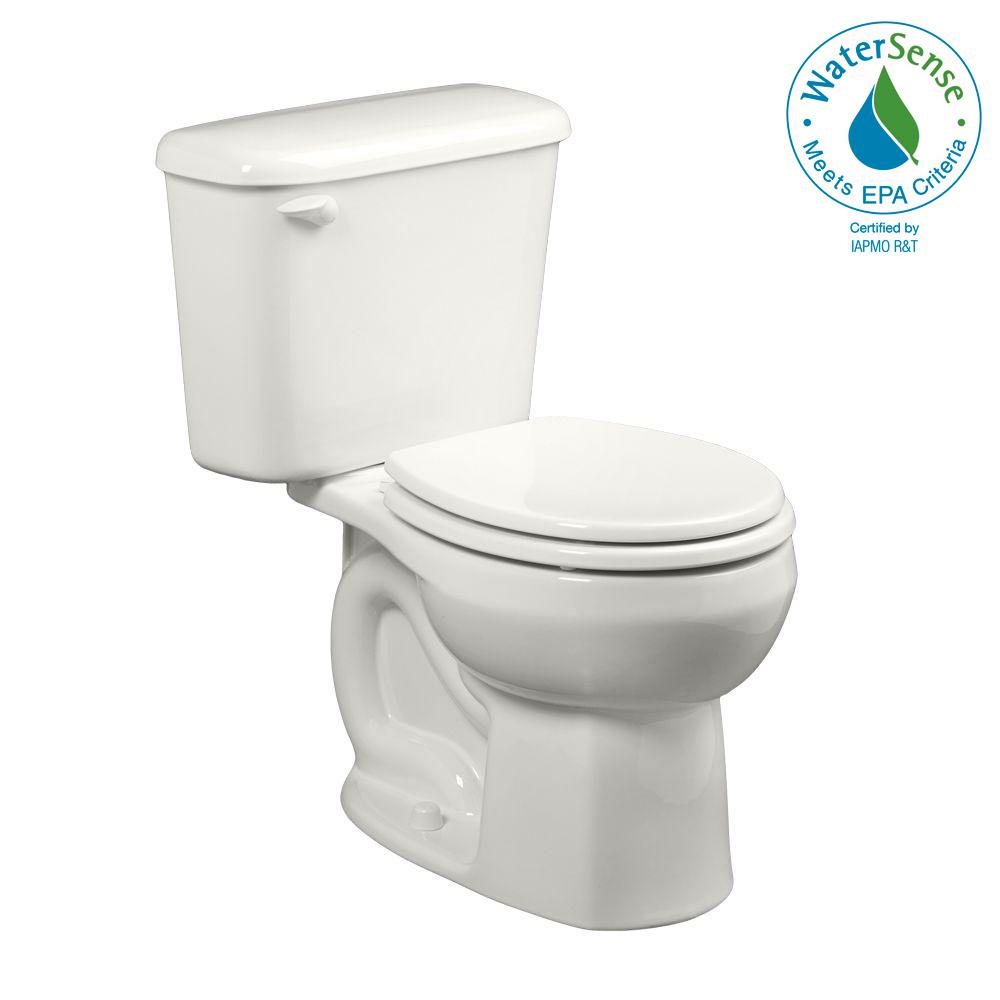 American Standard Reliant Complete 2-Piece 1.28 GPF Single Flush Round ...