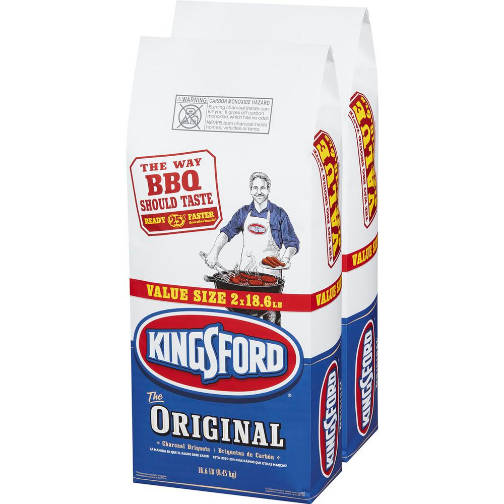 Kingsford 18.6 lb. Charcoal Briquettes (2-Bag)-4460031239 - The ...