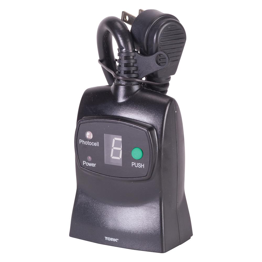 Dusk To Dawn Timers Wiring Devices Light Controls The Home Depot 125 Volt Photocell Activated Countdown Digital 2 Grounded S Plug In Timer