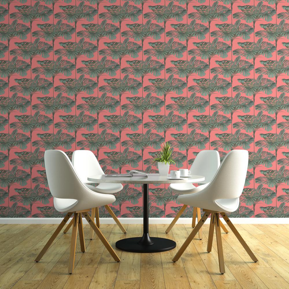 Debut Collection Mini Palms In Dusty Pink Premium Matte Wallpaper Debut Collection Mini Palms In Dusty Pink Premium Matte Wallpaper
