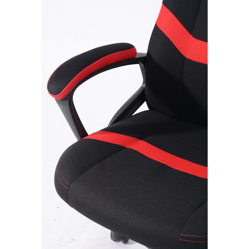 Boyel Living Red Ergonomic Height Adjustable Office Gaming Chair With Breathable Fabric For Office Studyroom Zd Zy 8245red The Home Depot