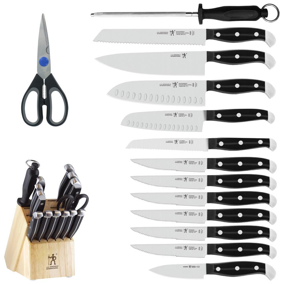 henckels solution 15 piece knife block set