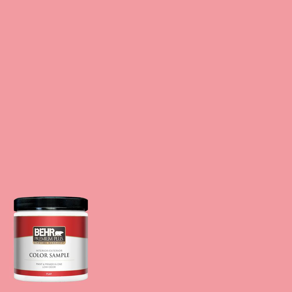 Behr Premium Plus 8 Oz 140b 4 Island Coral Flat Interior