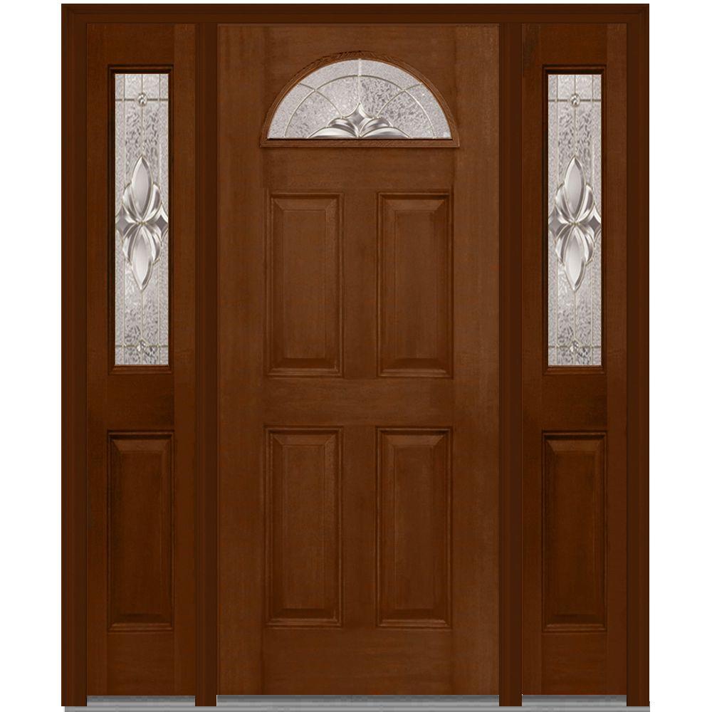 MMI Door 60 in. x 80 in. Heirloom Master Left-Hand 1/4-Lite Decorative ...