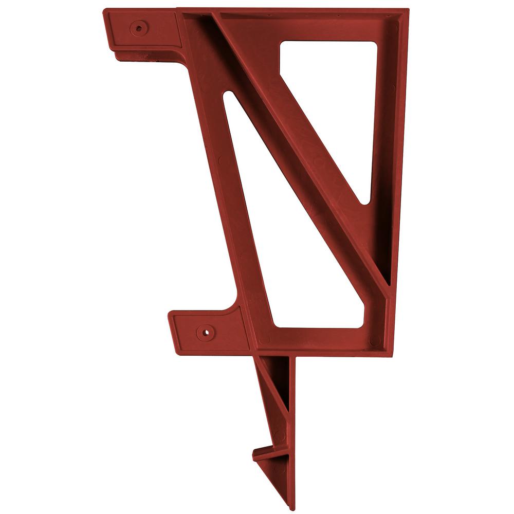 2 X 4 Basics 22 In X 18 2 In X 1 3 In Resin Deck Bench Bracket