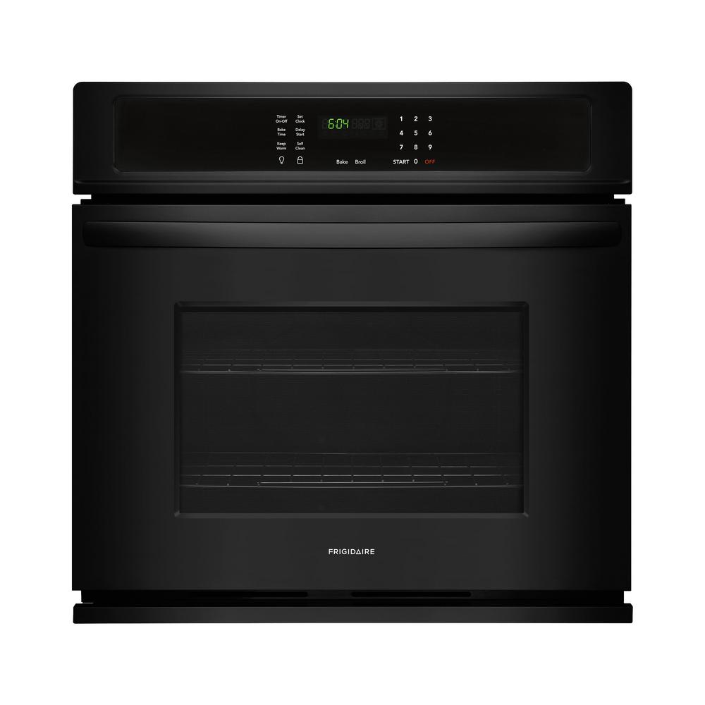 Frigidaire 30 in. Single Electric Wall Oven Self-Cleaning in Black