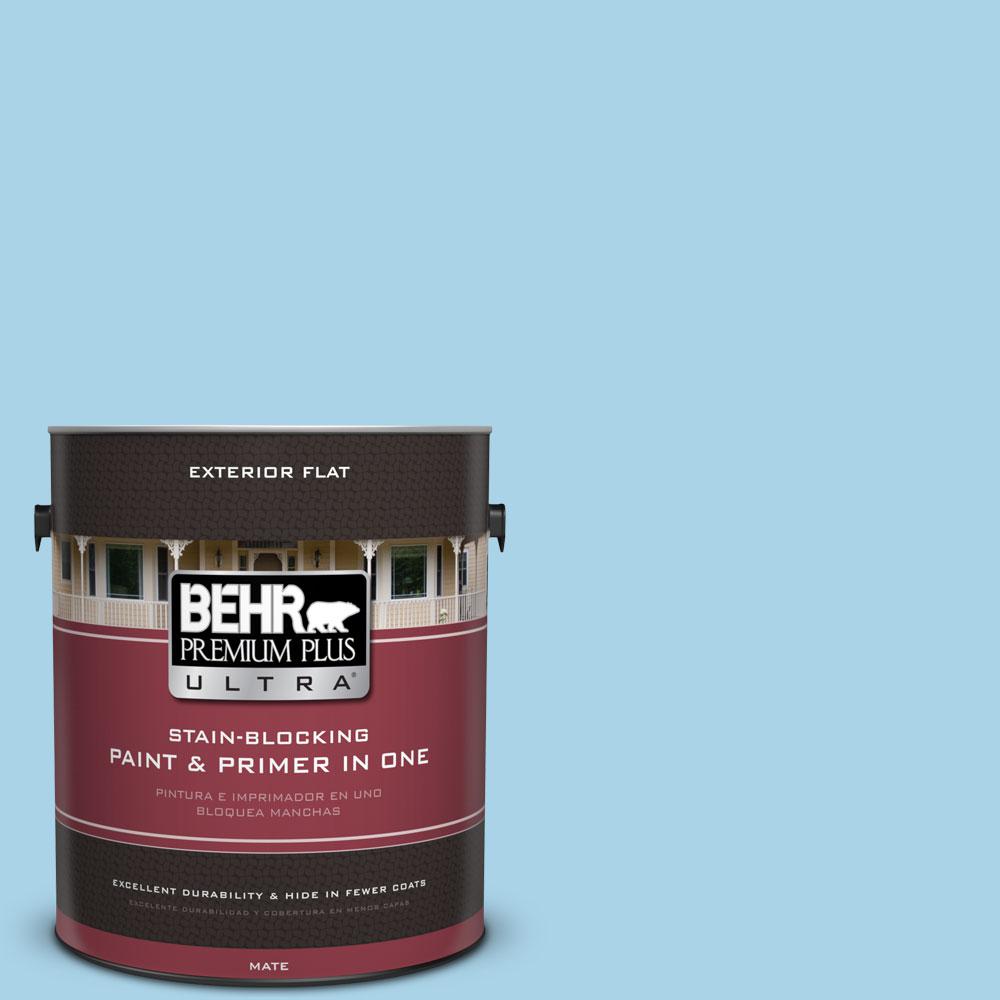 BEHR Premium Plus Ultra 1 gal. 550C3 Monaco Flat Exterior Paint