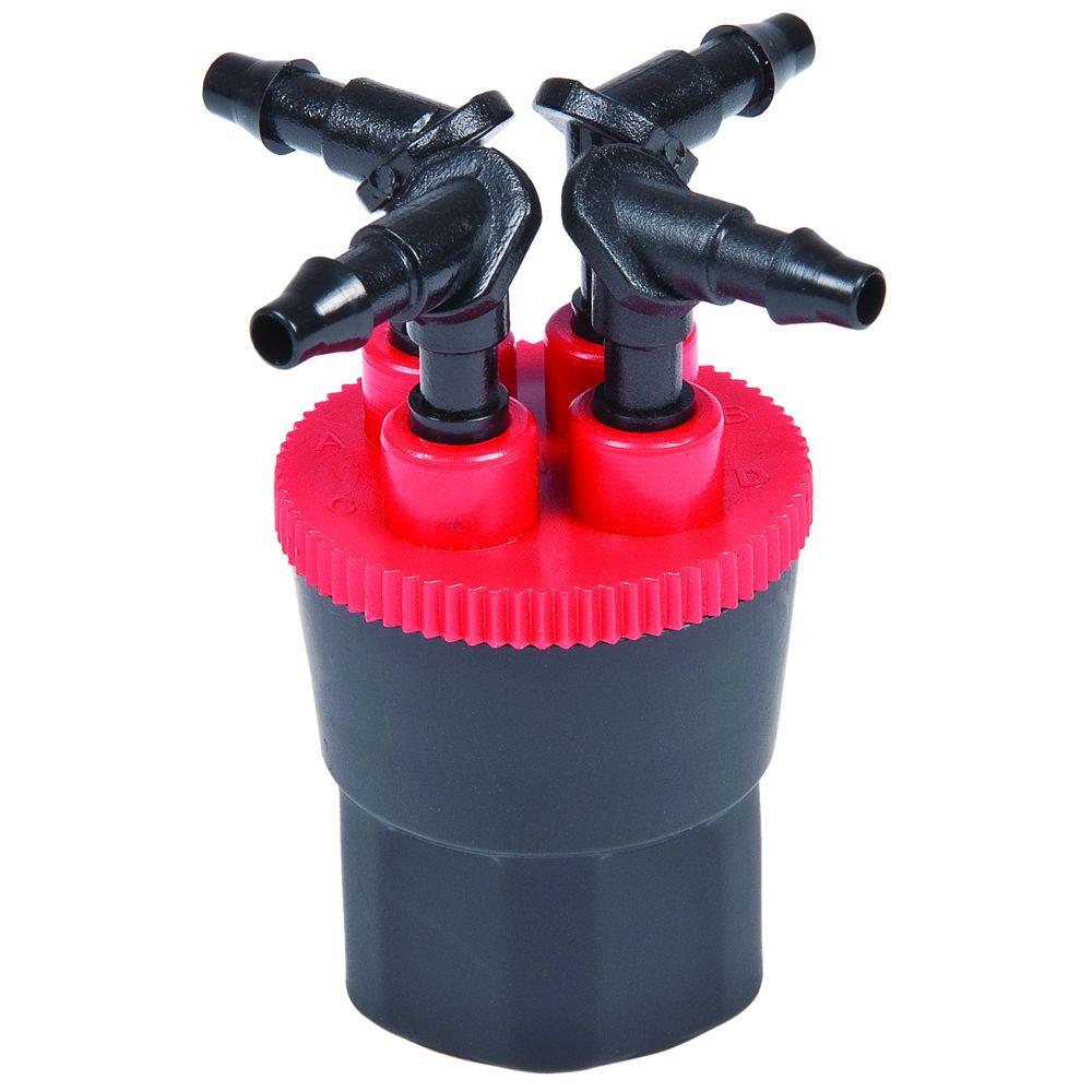 DIG 12 GPH 4Outlet Retrofit Drip ManifoldA412 The Home Depot
