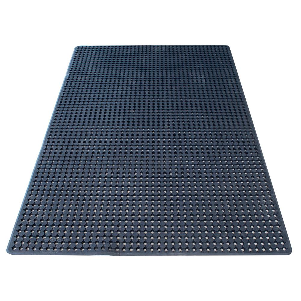 TrafficMASTER Charcoal 46 in. x 72.5 in. Rubber Commercial Door Mat