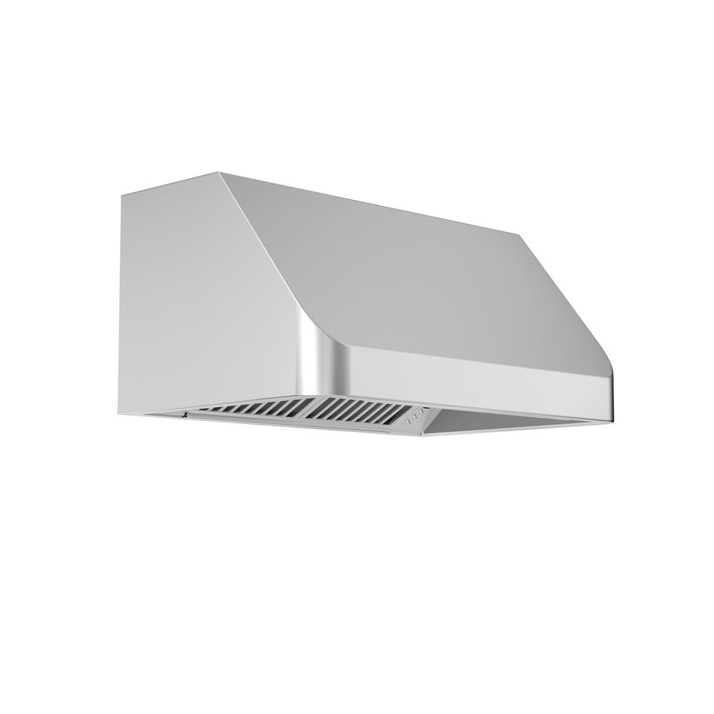 Zline Kitchen And Bath Zline 48 In Outdoor Under Cabinet Range Hood In Stainless Steel 488 304 48 488 304 48 The Home Depot
