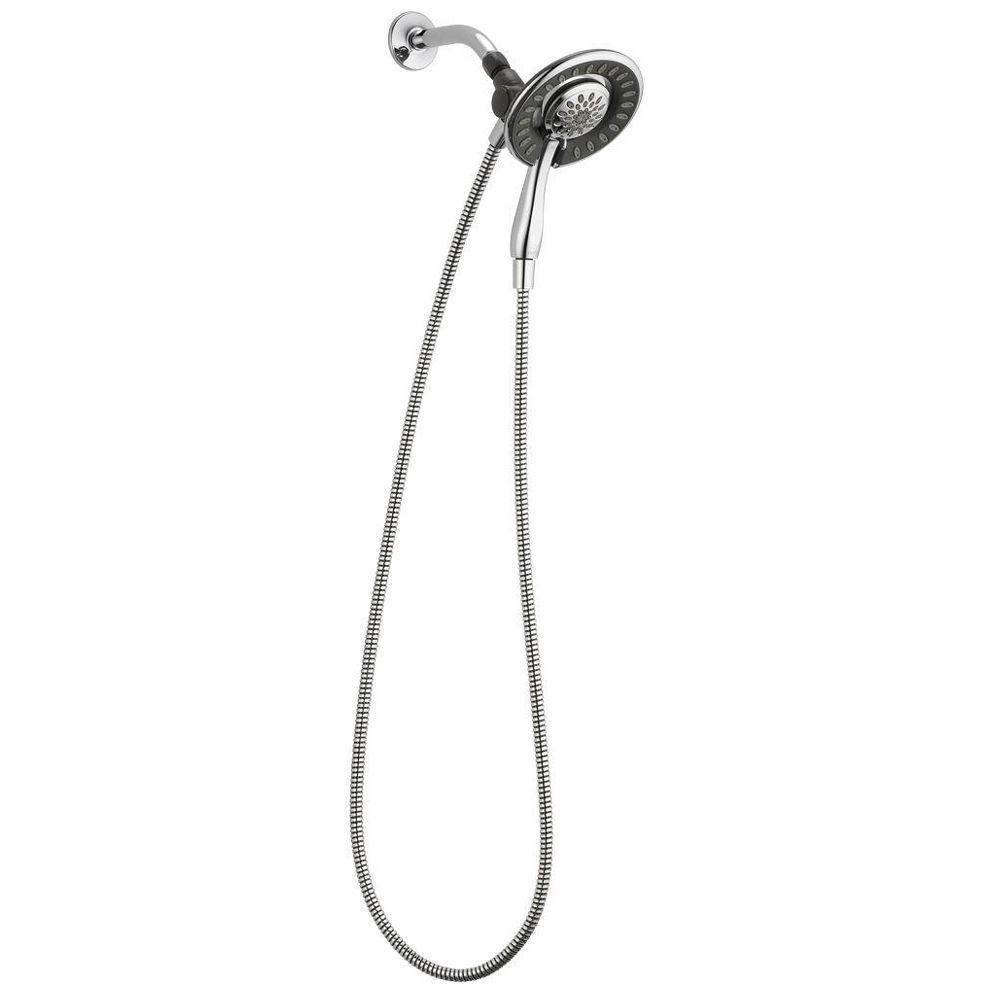 Delta 4 Spray 2 In 1 Dual Showerhead And Handheld Delta 4 Spray 2 In 1 Dual Showerhead And Handheld Chrome