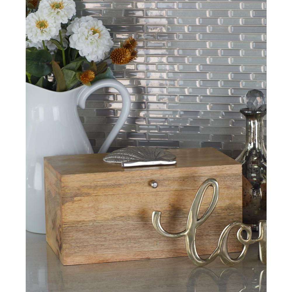 Rectangular Wooden Seas Bo Set Of 2 68832 The Home Depot Rectangular Wooden Seas Bo Set Of 2