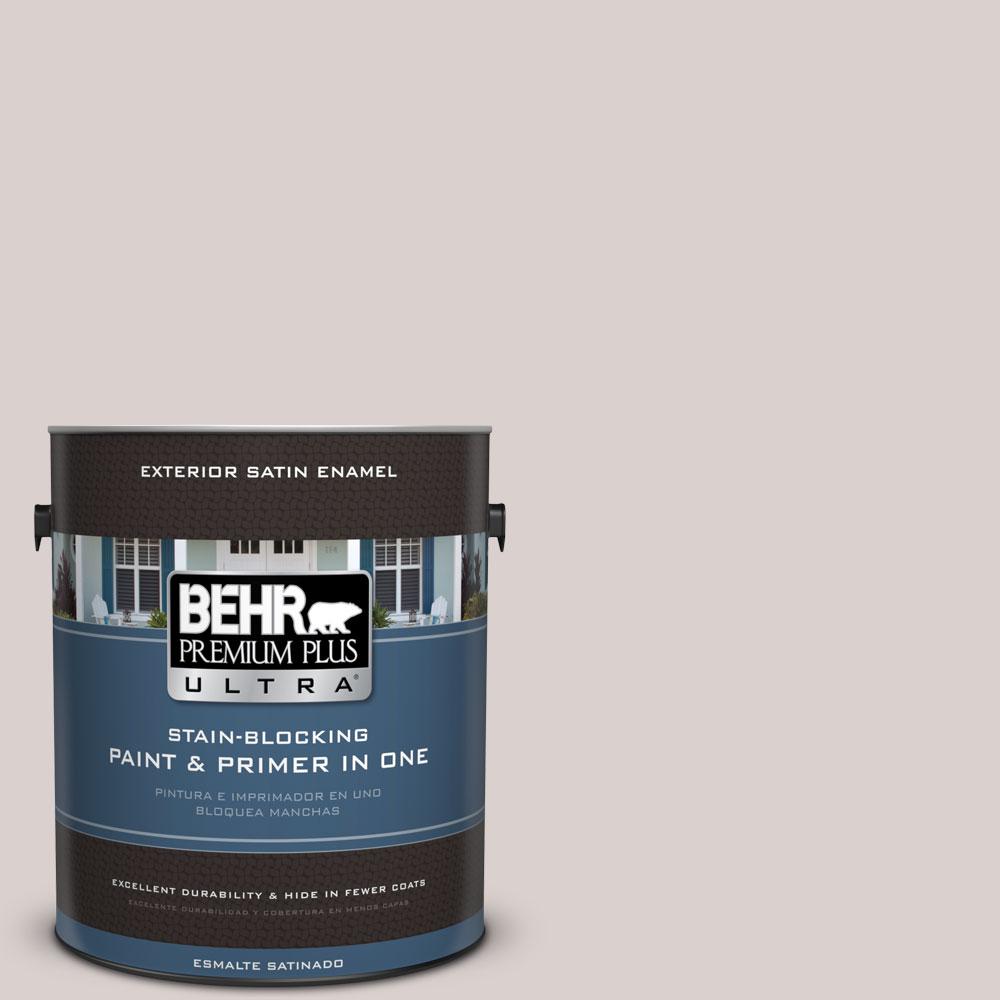 BEHR Premium Plus Ultra 1gal. 780A2 Smoked Oyster Satin Enamel