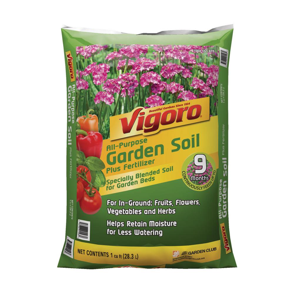 Vigoro 1 Cu Ft Garden Soil 50150147 The Home Depot