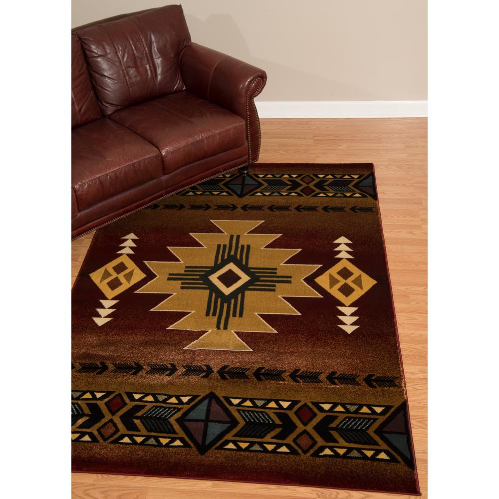 United Weavers Genesis Arizona Crimson 5 Ft 3 In X 7 6 United Weavers Genesis Arizona Crimson